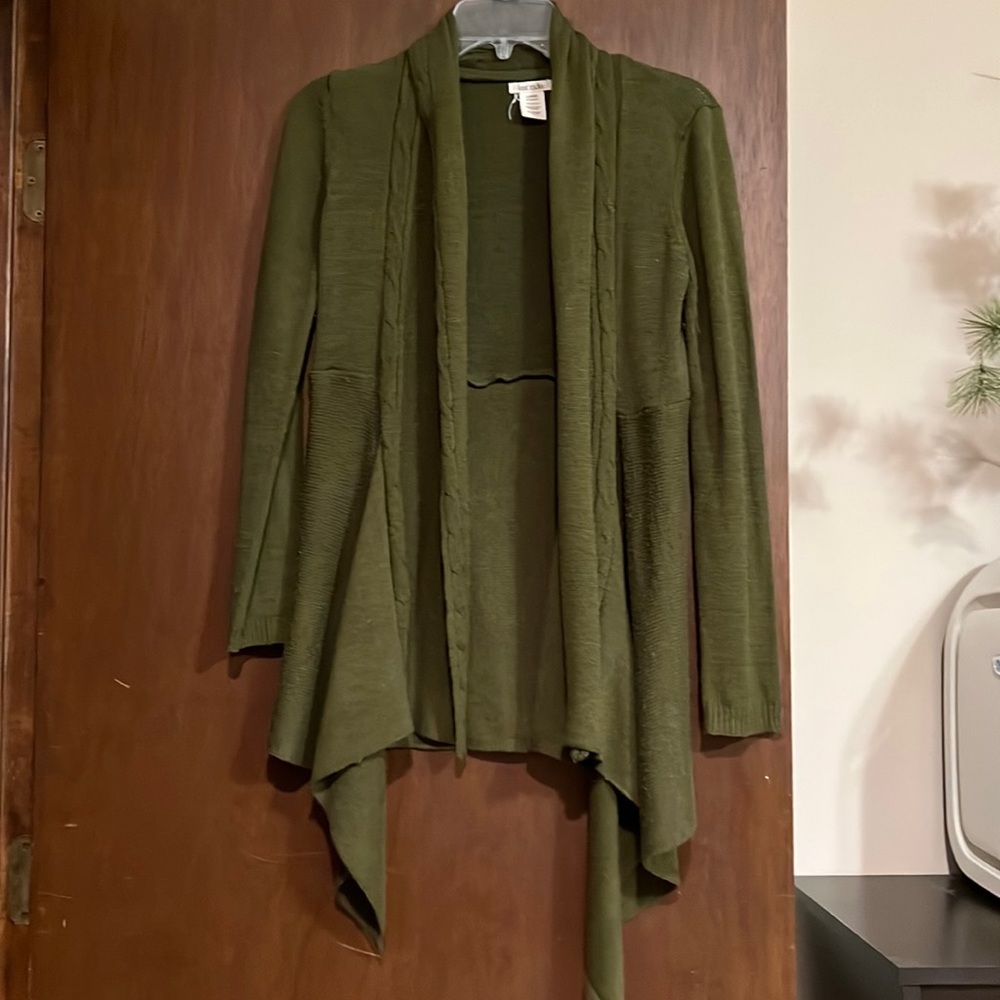 Hunter Green Cardigan